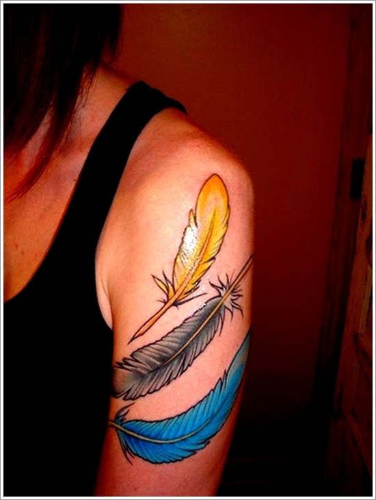 Dessins de tatouage de plumes (12)
