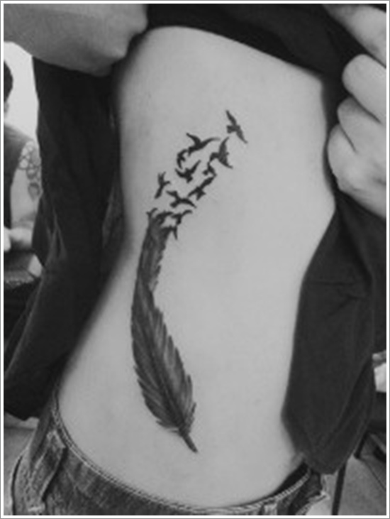 Dessins de tatouage de plumes (22)