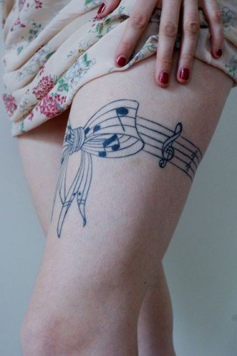 Musique tatouages ​​qui vous donnera envie de vous lever ou descendre