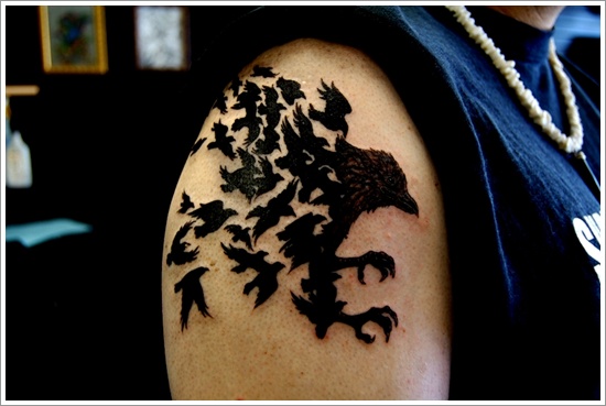 dessins de tatouage des oiseaux (2)