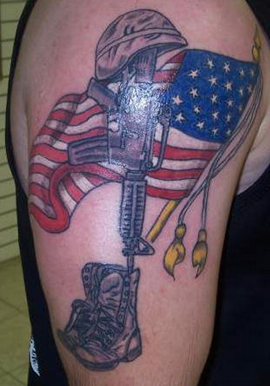 tatouage drapeau américain (21)