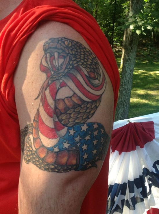 tatouage drapeau américain (2)