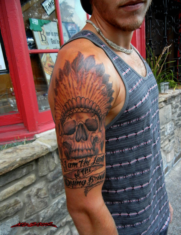 chief_native_american_skull_tattoo_by_muddygreen-d58t2ws" width="600" height="777" srcset="https://tattoolist.net/wp-content/uploads/2019/08/1564718975_282_Hommes-99-tatouages-​​de-crane-gnarly-qui-vous-feront.jpg 600w, http://cdn3.tattooeasily.com/wp-content/uploads/2014/07/chief_native_american_skull_tattoo_by_muddygreen-d58t2ws-232x300.jpg 232w, http://cdn2.tattooeasily.com/wp-content/uploads/2014/07/chief_native_american_skull_tattoo_by_muddygreen-d58t2ws-324x420.jpg 324w" sizes="(max-width: 600px) 100vw, 600px"/></p>
<p>Celebrate Native American culture and make a statement about what is happening to these tribal people with this tattoo! It is a great way to draw attention to native and minority issues in America. This is just another awesome way to bring culture and stories into your art. Part of what makes tattoos so awesome are the stories that are associated with them.</p>
<p><strong>Black Rose</strong></p>
<p><img loading=