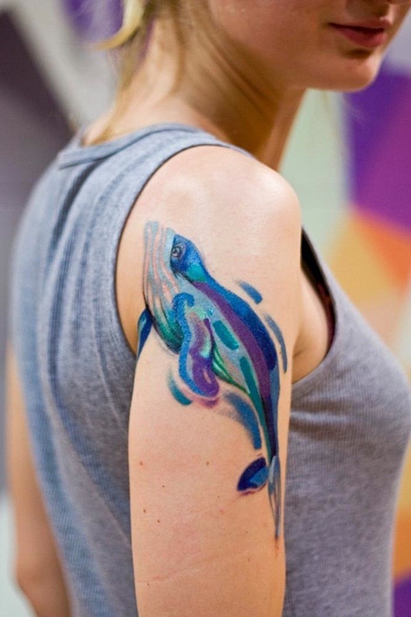 conception de tatouage de couleur de l'eau et ideas4