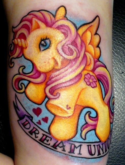 petit tatouage de poney (12)