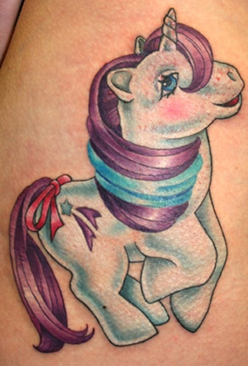 petit tatouage de poney (20)