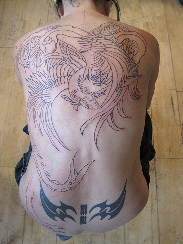 Dessins de tatouage Phoenix44