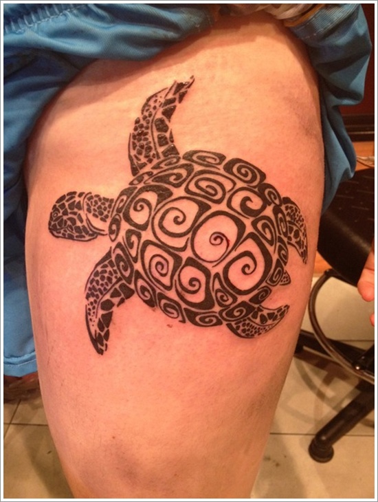 dessins de tatouage tortue (25)
