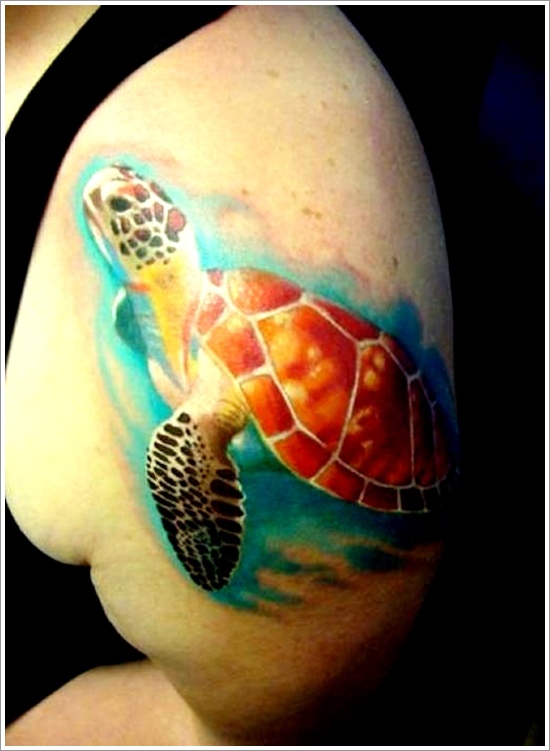 dessins de tatouage tortue (17)