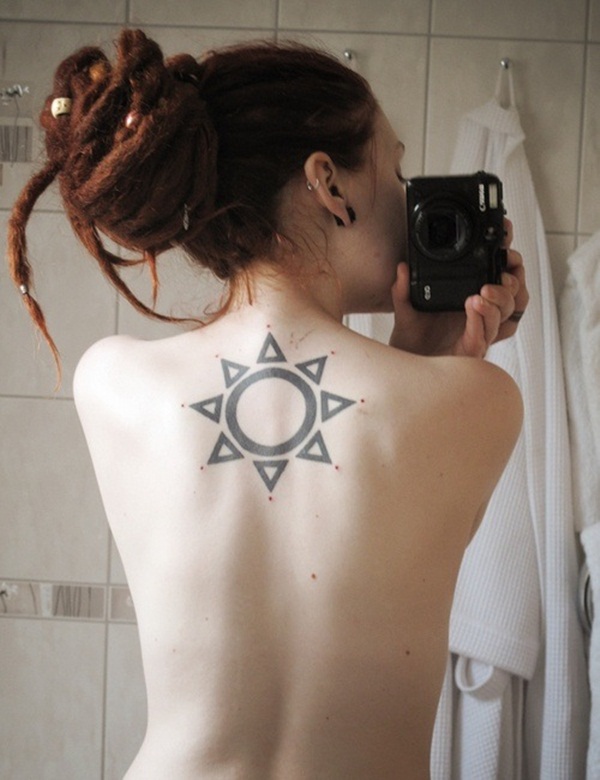 conceptions sexy de tatouage du soleil 9
