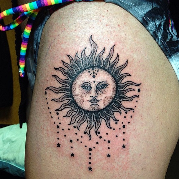 dessins de tatouage sexy soleil 42