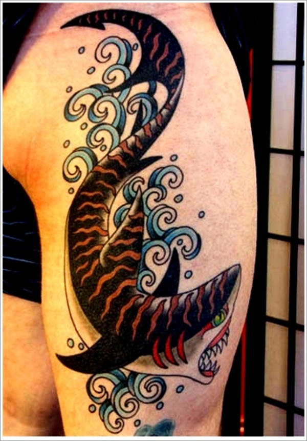 Dessins de tatouage de requin (26)