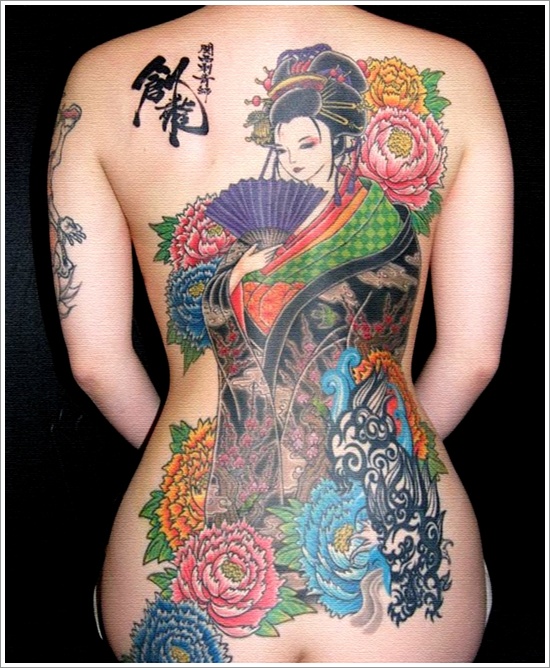 Dessins de tatouage de geisha (15)