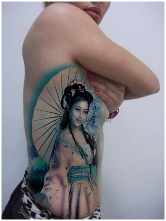 Dessins de tatouage de geisha (20)