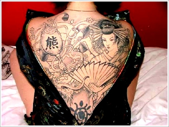 Dessins de tatouage de geisha (23)