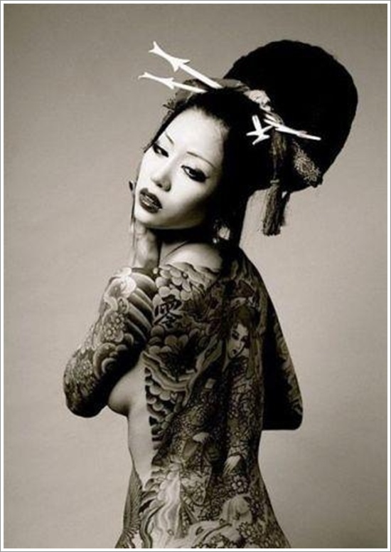 Dessins de tatouage de geisha (17)