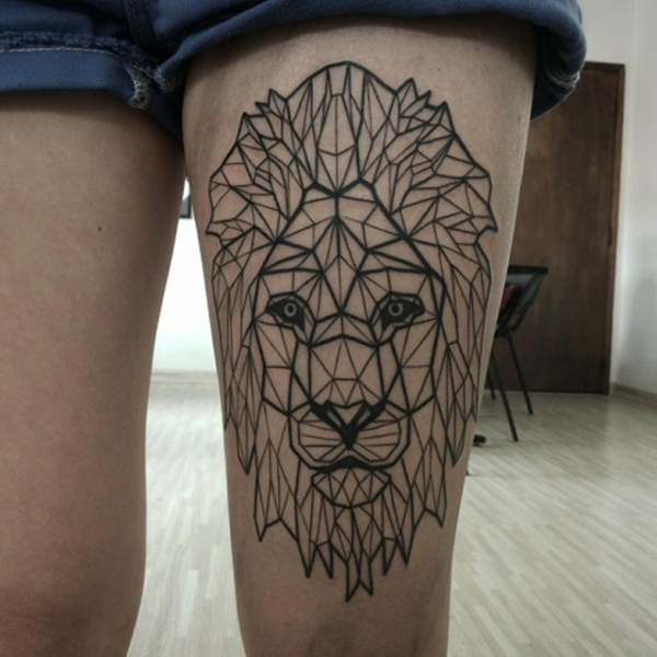 dessins de tatouage de lion pour les garçons et les filles8