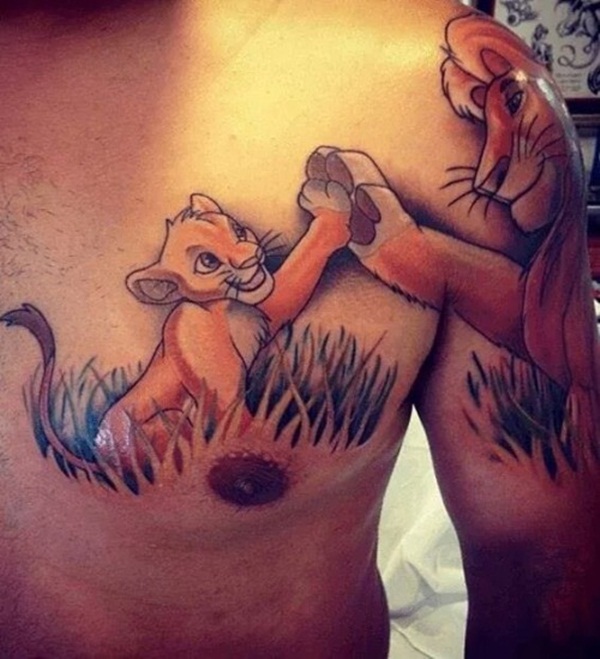 dessins de tatouage de lion pour les garçons et les filles17