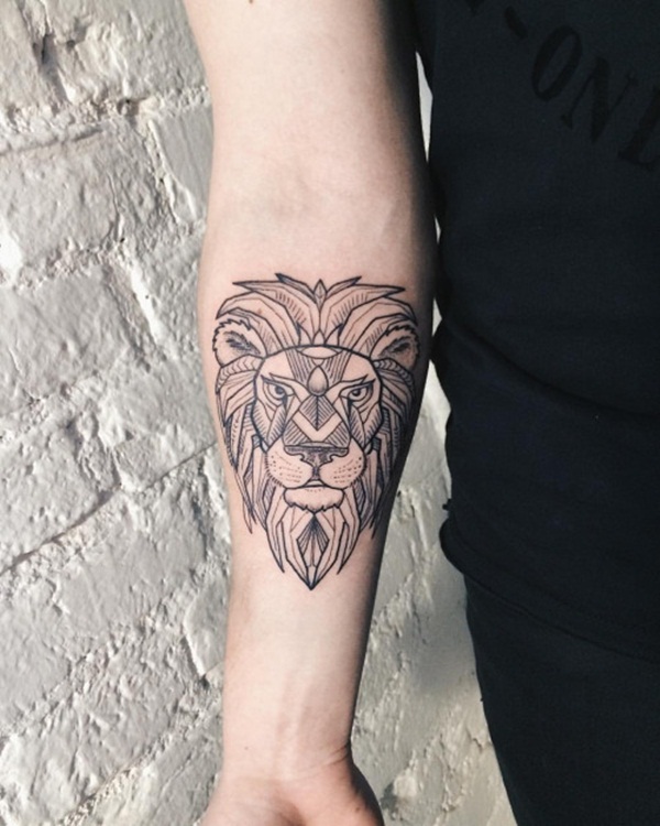 dessins de tatouage de lion pour les garçons et les filles14