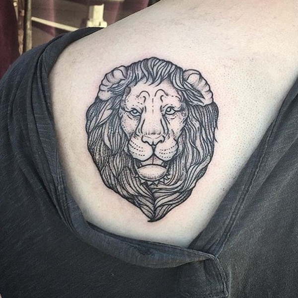 dessins de tatouage de lion pour les garçons et les filles20