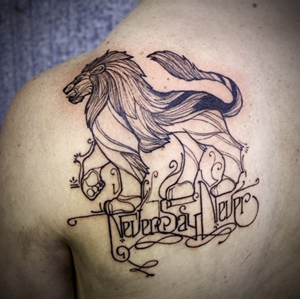 dessins de tatouage de lion pour les garçons et les filles27