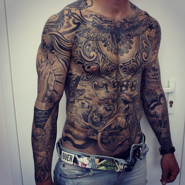 Conceptions de tatouage complet du corps pour hommes et femmes13