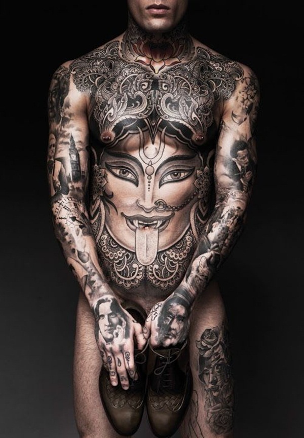 Conceptions de tatouage complet du corps pour hommes et femmes45