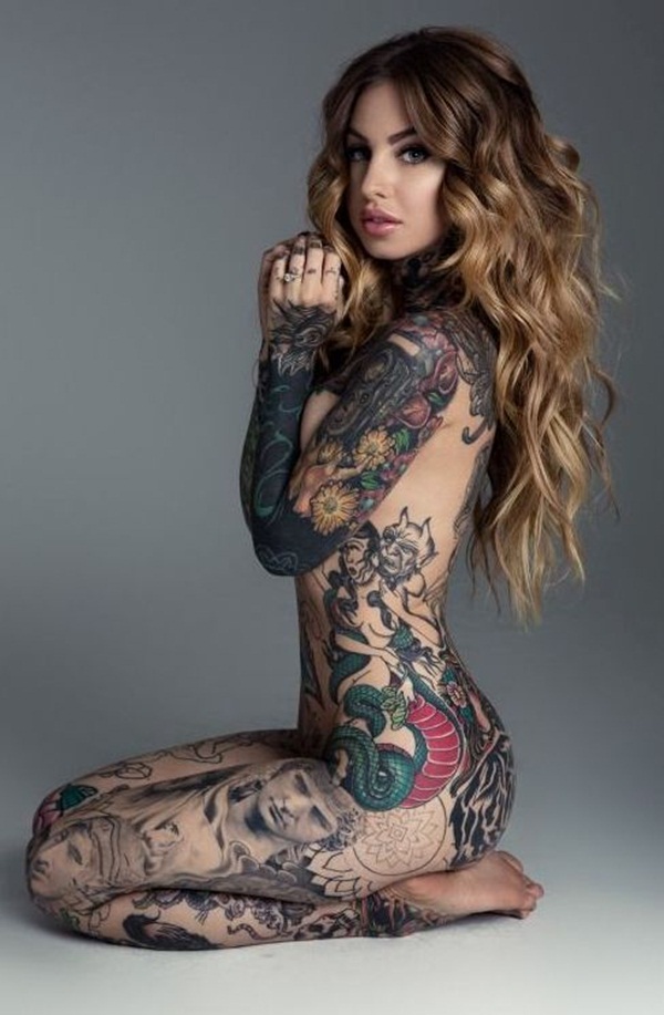 Conceptions de tatouage complet du corps pour hommes et femmes46