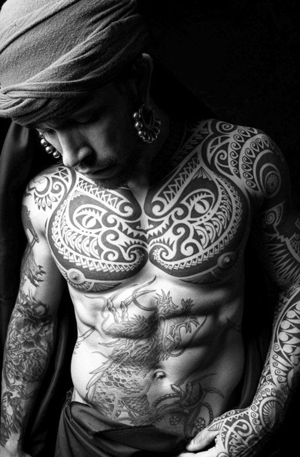 Conceptions de tatouage complet du corps pour hommes et femmes47