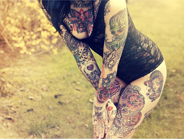 Conceptions de tatouage complet du corps pour hommes et femmes40