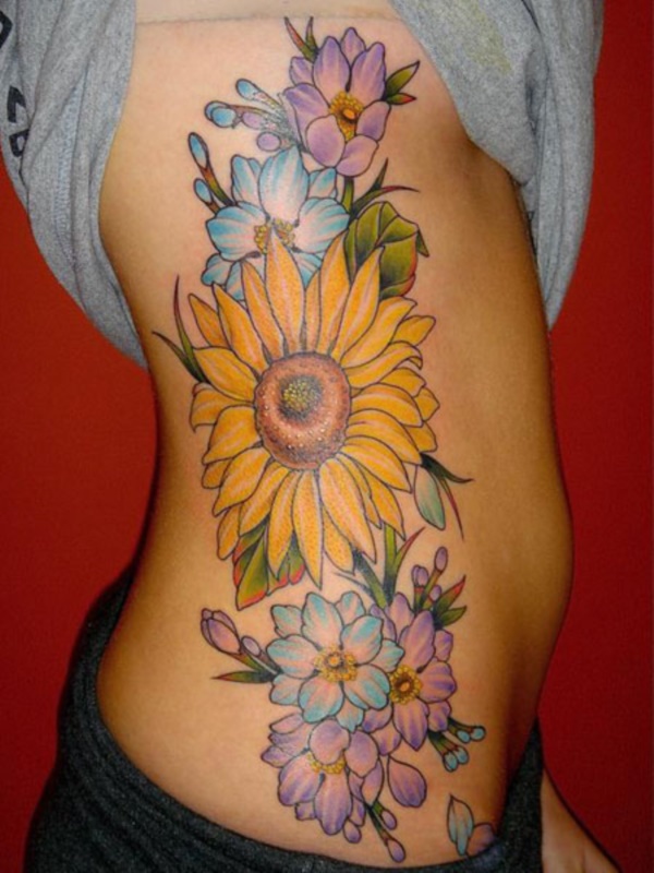 De beaux tatouages ​​floraux Des designs qui vont sonner votre esprit 0081