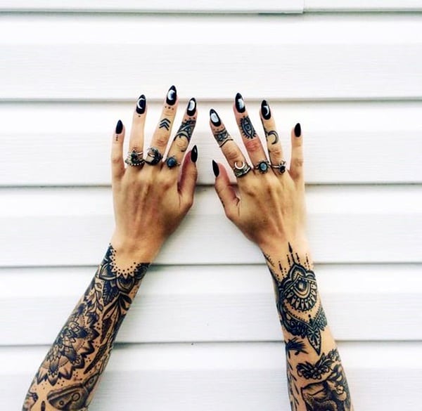 Dessins de tatouages ​​de doigt mignons (99)