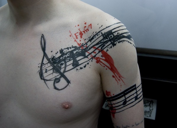 Dessins de tatouage de musique 6