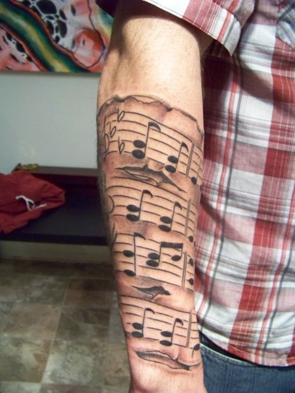 Dessins de tatouage de la musique 45