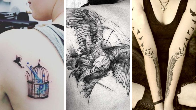 Tatouage liberté homme et femme Des designs fabuleux