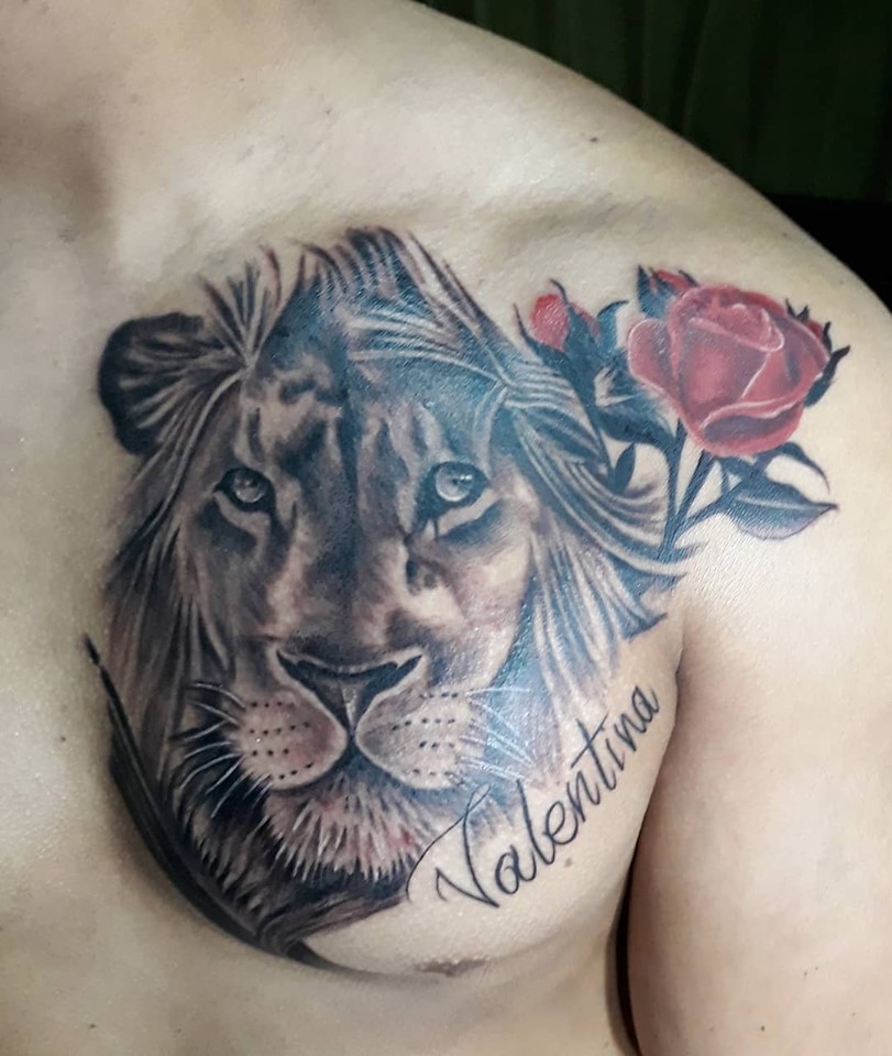 Tattoo lion