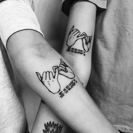 Union pour toujours, idée tatouage frere et soeur
