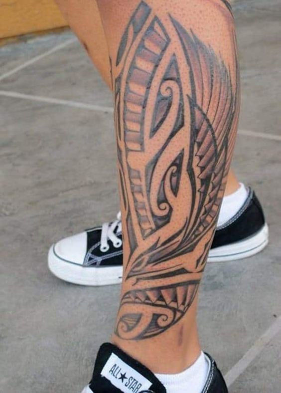 Tatouage coloré, peuple maori