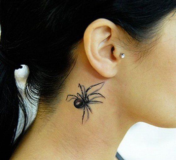 Tattoo araignée