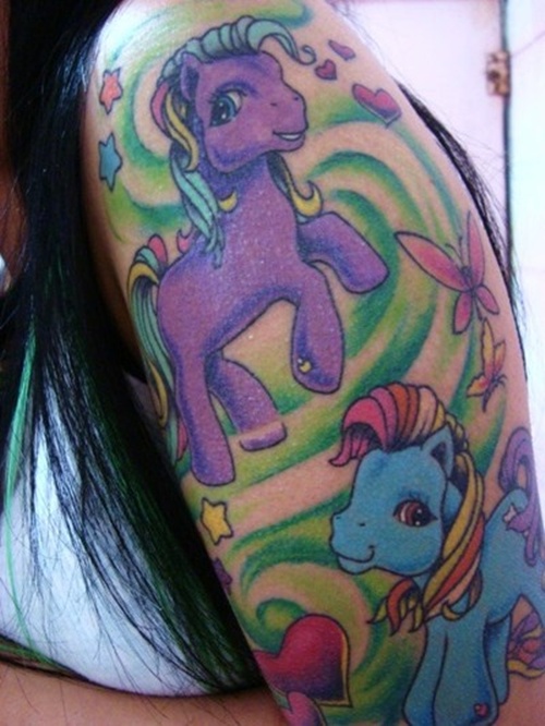 petit tatouage de poney (21)