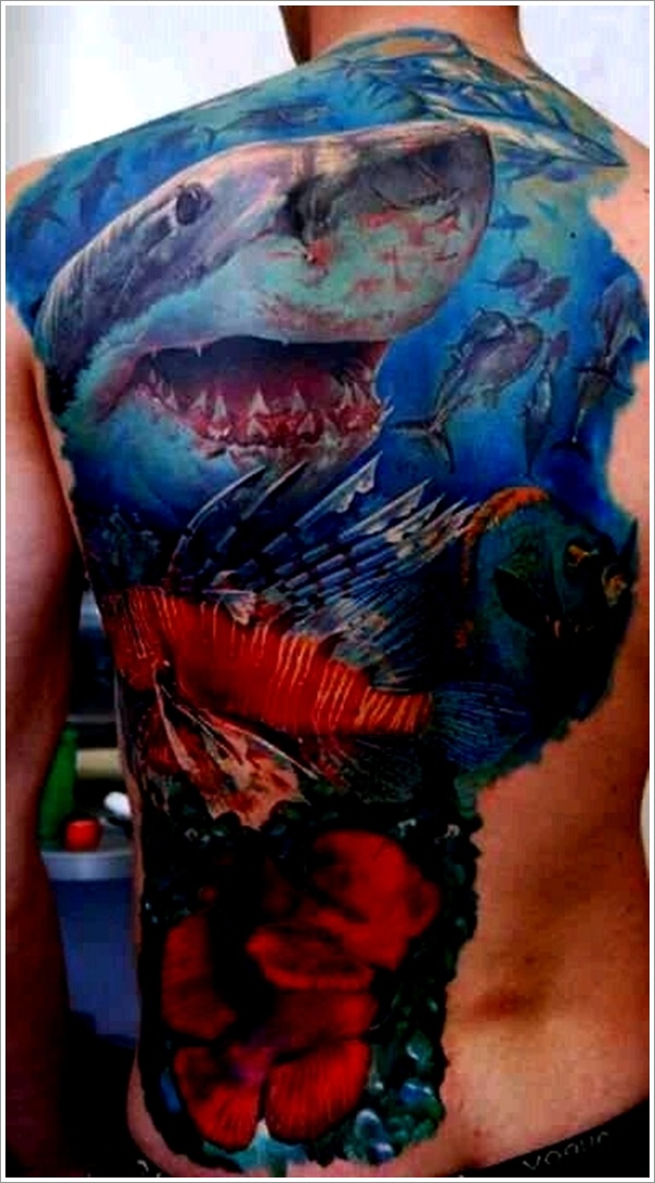 Dessins de tatouage de requin (23)