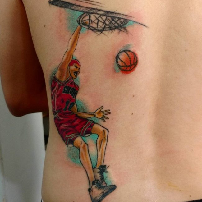 Tatouage De Basketball