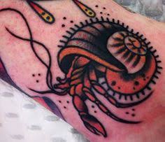 Signification de tatouage de crabe ermite 35
