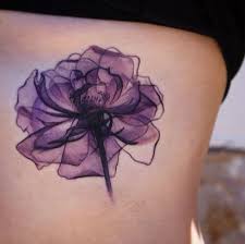 Signification de tatouage de fleur violette 2