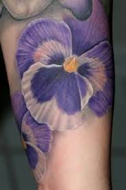 Signification de tatouage de fleur violette 6