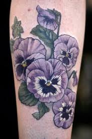 Signification de tatouage de fleur violette 9