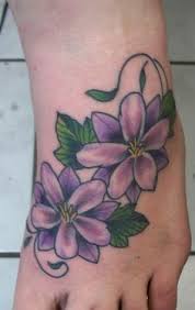 Signification de tatouage de fleur violette 13