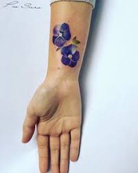 Signification de tatouage de fleur violette 14