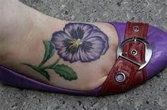 Signification de tatouage de fleur violette 33