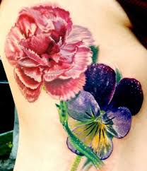 Signification de tatouage de fleur violette 42